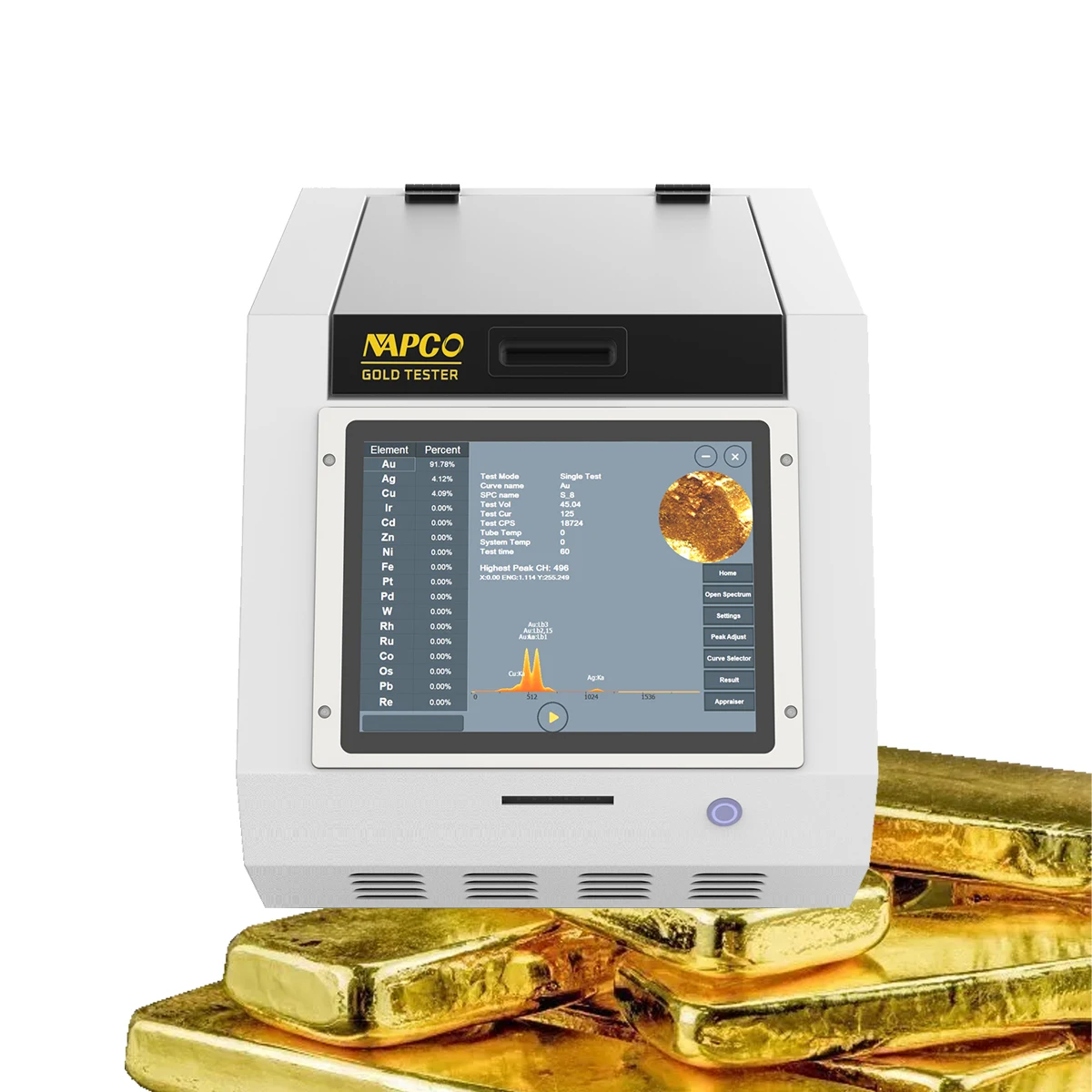 

Gold Purity Tester Machine High Precision Gold Karat Analyzer Jewelry Tester