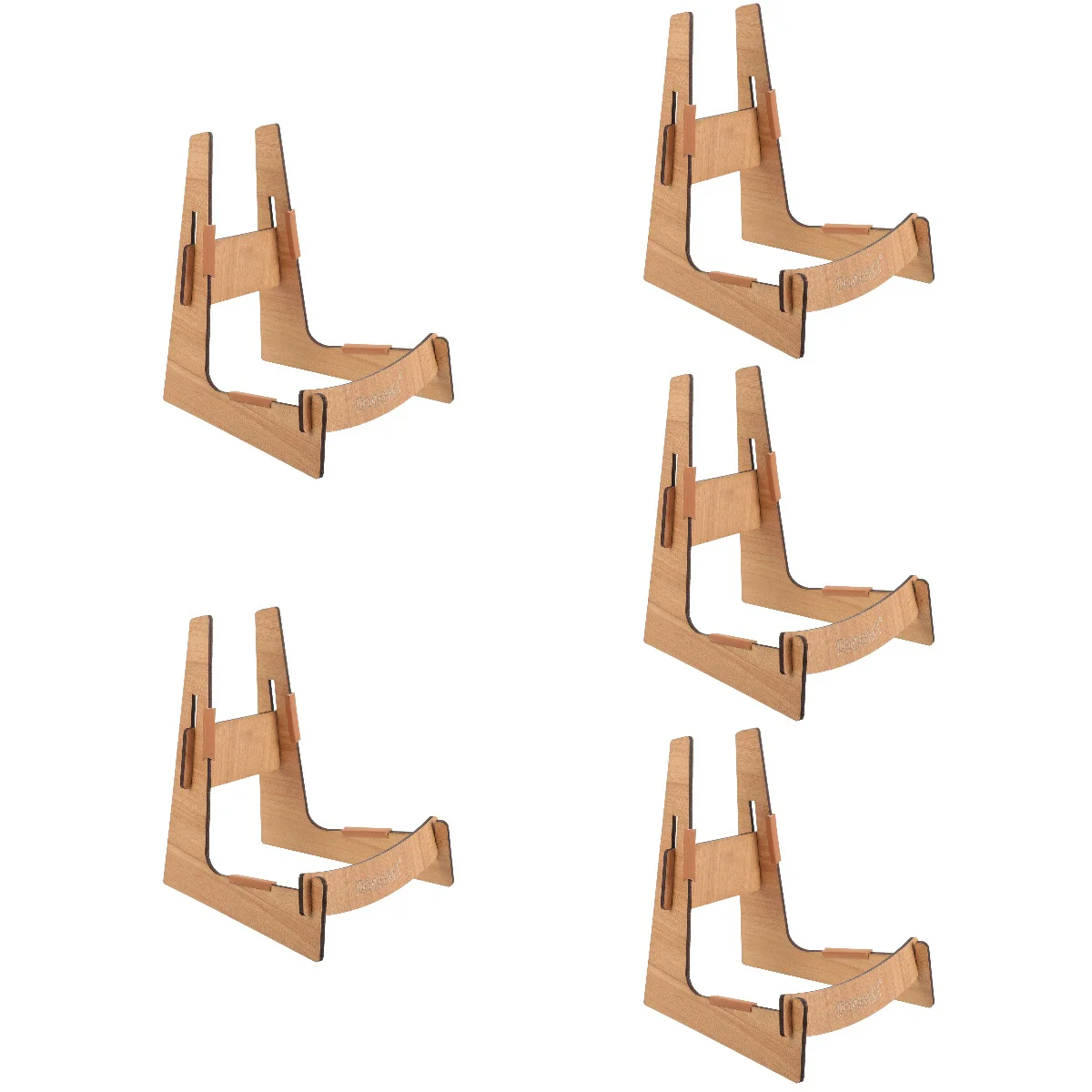 

5 Count Guitar Stand Violin Display Ukulele Support Bass Mandolin Floor Accessories Holder Rack Ukelele