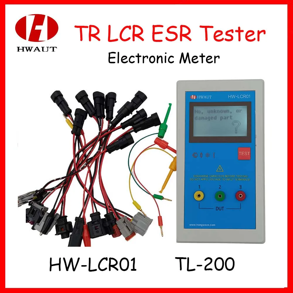 

HW-LCR01 TL-200 TR LCR ESR Resistance Capacitance Inductance Tester Diesel Common Rail Piezo LCR Injectors Tester