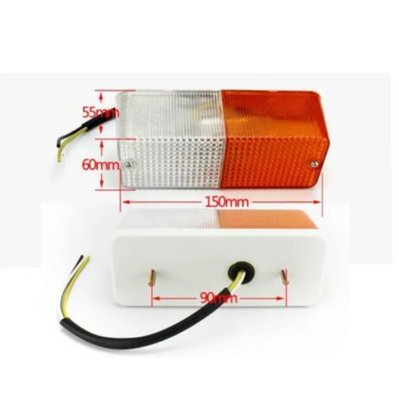 

2pcs 24V Forklift Warning Turn Signal Front Head Light 90mm Brand New