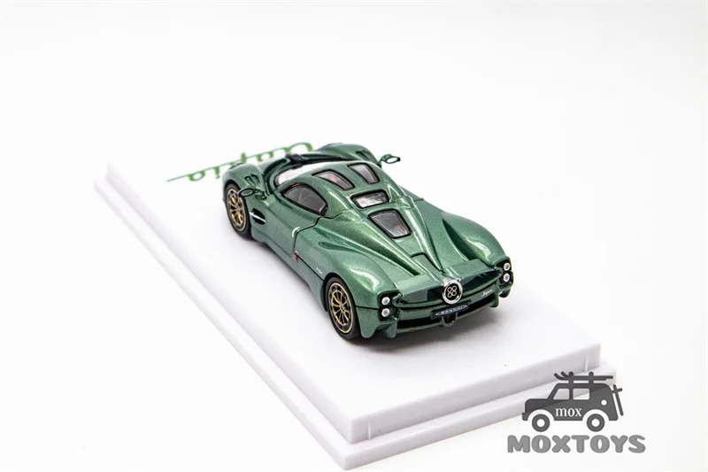 CM МОДЕЛЬ 1:64 Pagani Utopia (металлический зеленый) Литая под давлением модель автомобиля