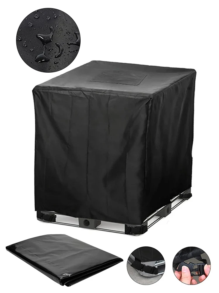 

Lid 1000L IBC Tote Cover Waterproof IBC Tote Cover Water Tank Protective Cover IBC Tank Rainwater Container Fittings