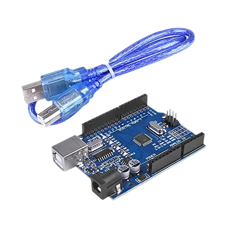 

For UNO R3 Board Atmega328p With USB Cable For UNO R3 Mega 2560 Nano Robot For Arduino IDE AVR MCU Learner K53