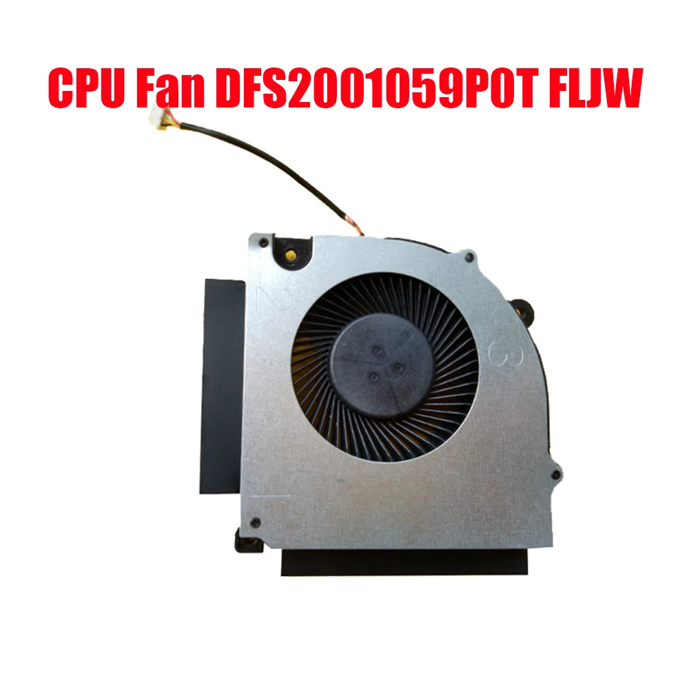 Вентилятор для процессора ноутбука, GPU для PowerSpec 1720 DFS2001059P0T FLJW / DFS2001059P0T FLJX DC5V 0.5A 4PIN Новый