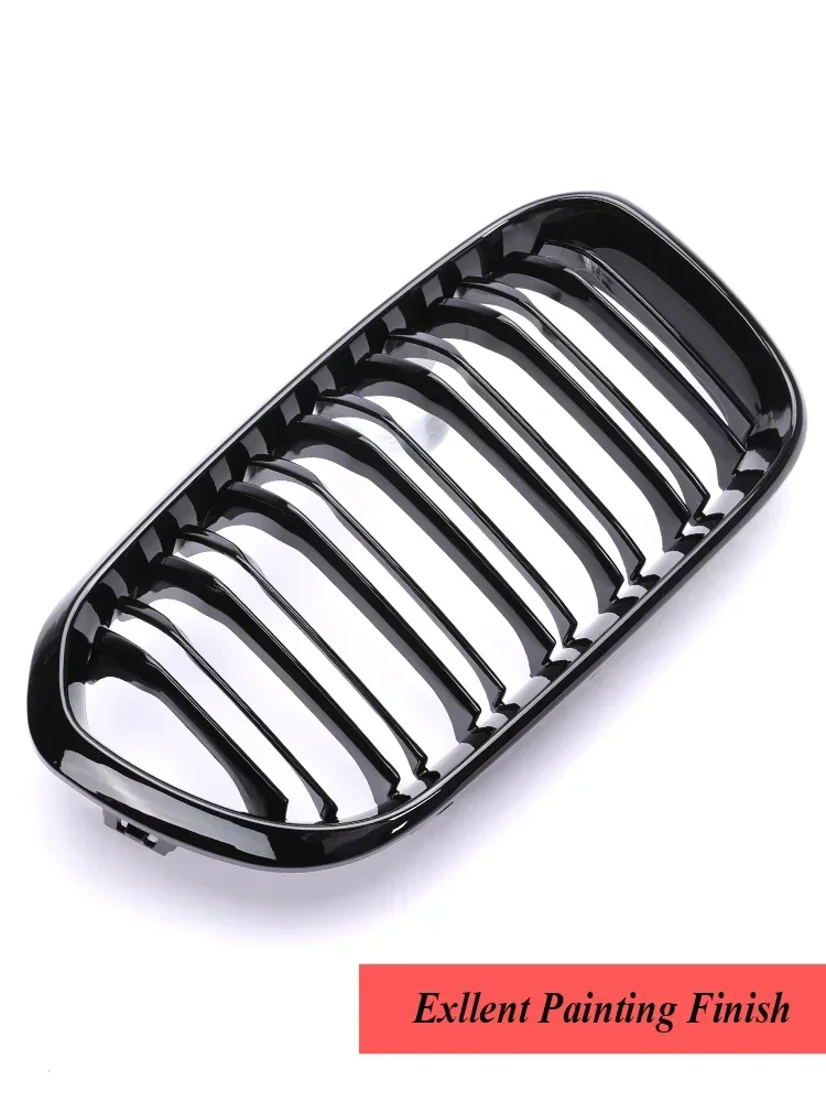 Крышка решетки радиатора для BMW 1 серии F20 F21 LCI 2015-2019 углеродное волокно двойная