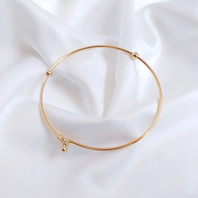 

1Pcs Style Simple Dream Catcher Bracelet Women's Plated Niche Unique DIY Manual Style Bracelet Golden Bracelet