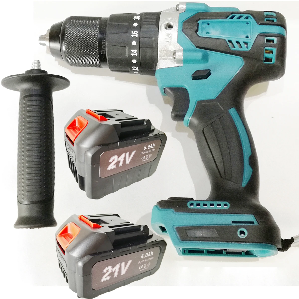 Патрон 13 мм бесщеточный 21 в для подледной рыбалки электрическая Ударная дрель