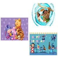 stitch pooh bear electric mouse encanto moana gaby doll viking warrior birthday party decorations photography props baby shower