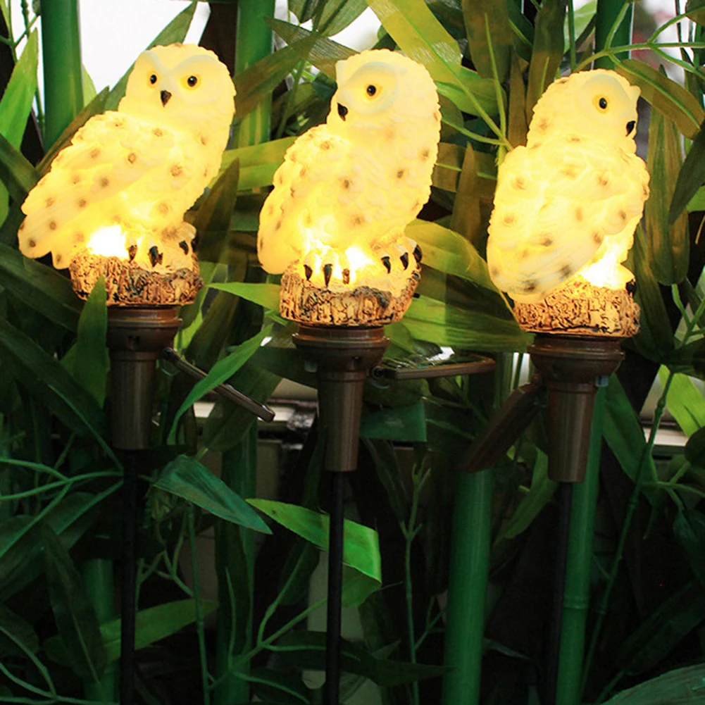 

Led Solar Power Light Garden Waterproof Owl Stake Lawn Light Exterior Owl Shape Lamp Solar Powered Lamp Outdoor Lighting