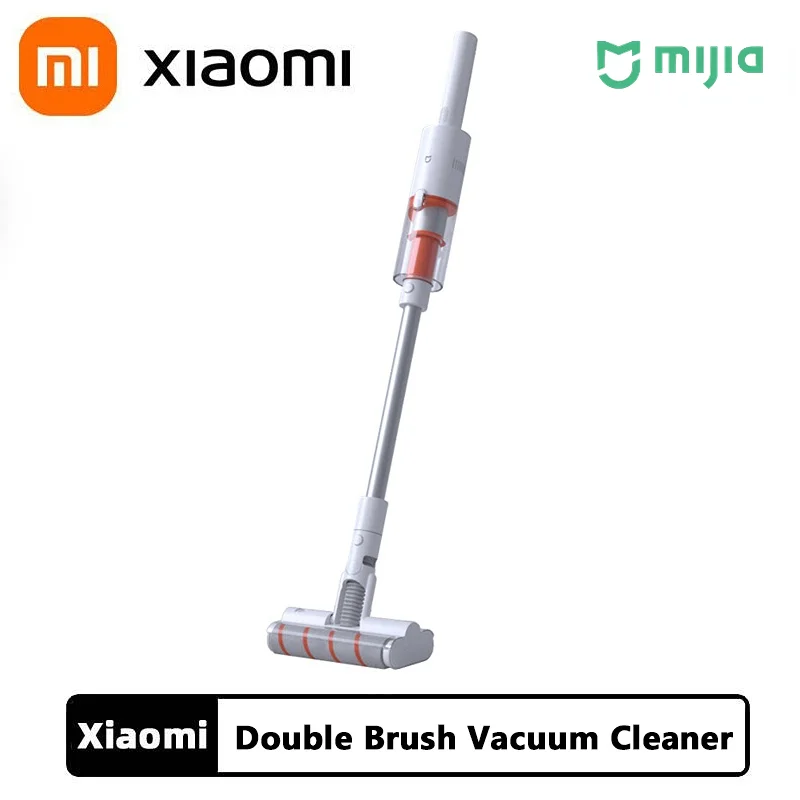 

XIAOMI MIJIA Handheld Vacuum Cleaner for Home Sweeping 100AW Strong Cyclone Suction Multi Functional Double Brush Dust Catcher