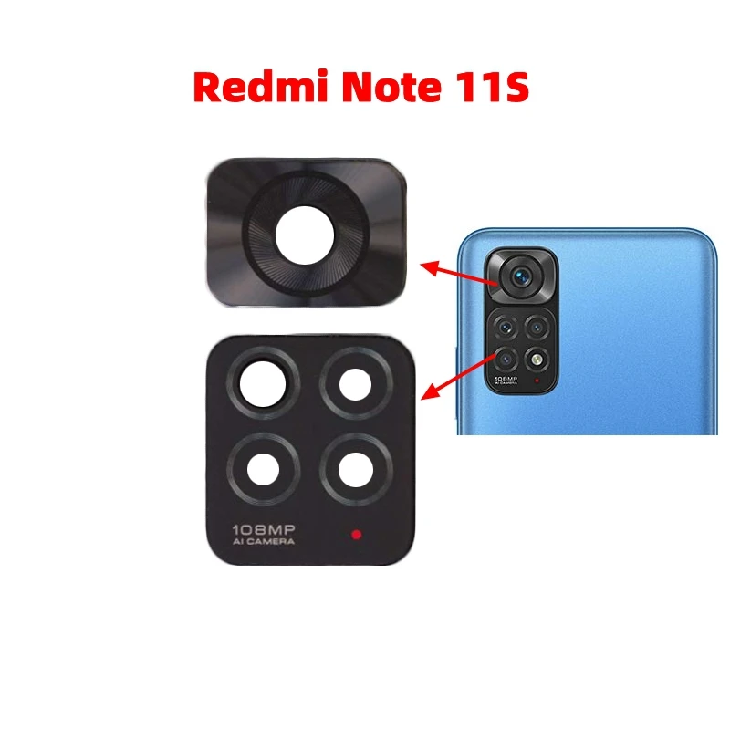 Оригинальное стекло для объектива камеры Xiaomi Redmi Note 11 11S Pro 4G/фото задняя камера