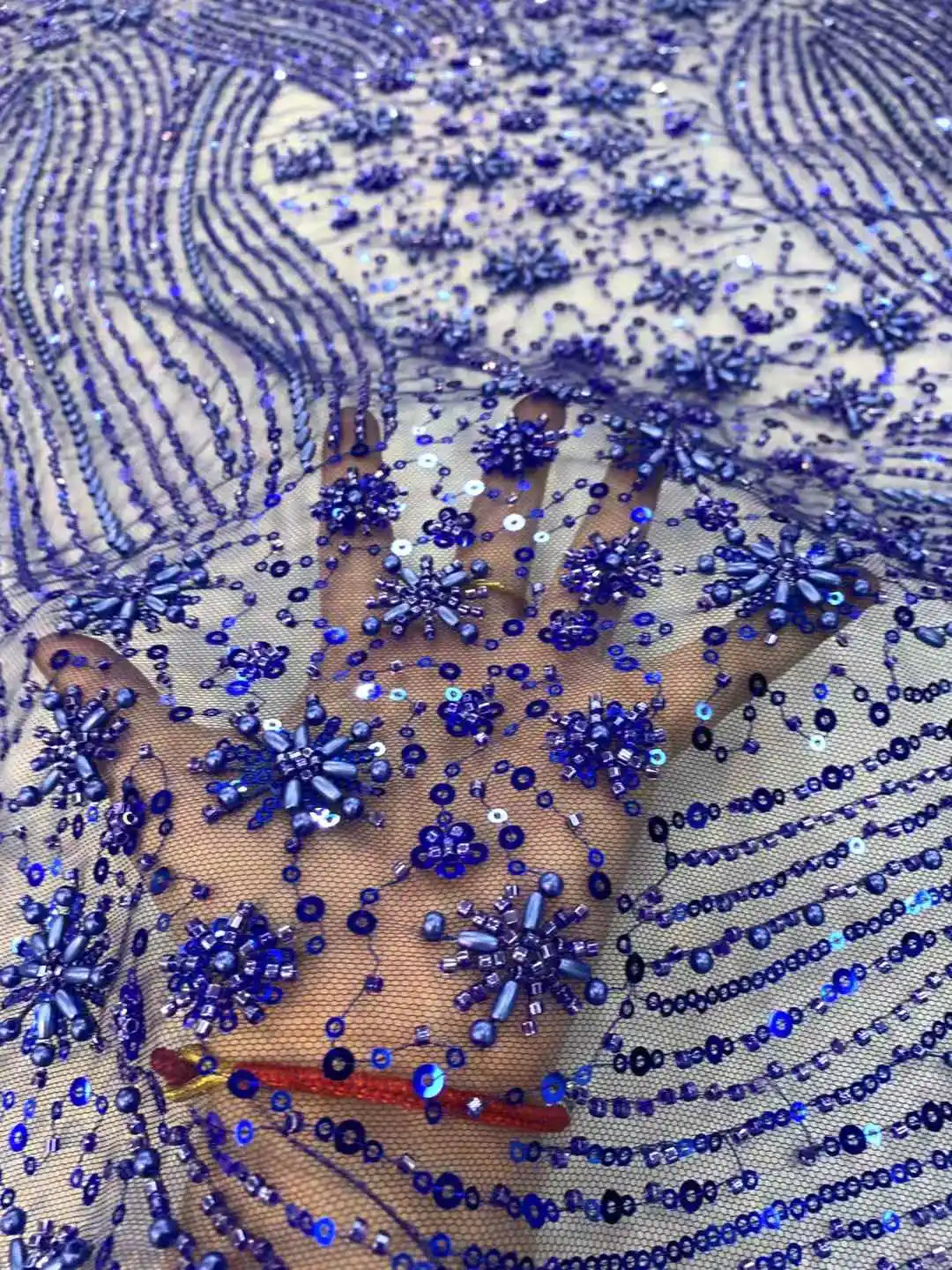 Африканская кружевная ткань с блестками 2021 высокое качество французская