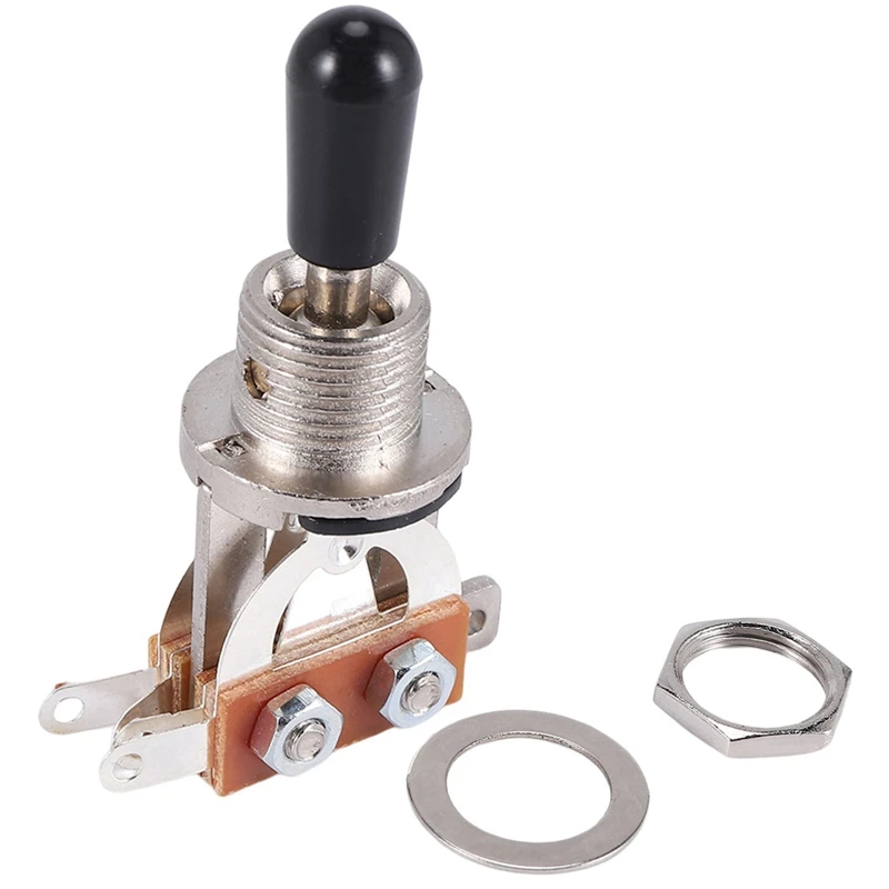 

Electric Guitar Toggle Switch 3 Way In Black (Rhythm Treble) Pickup Selector