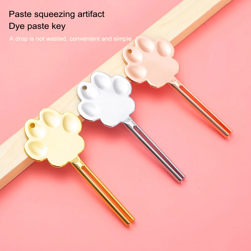 

1PC Toothpaste Squeezer Hair Dye Pigments Cream Tube Roller Clips Manual Cosmetic Paste Squeezing Artifact
