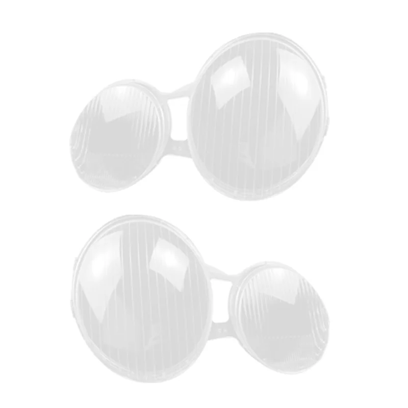 

1Pair Car Headlight Shell Lamp Shade Transparent Lens Cover Headlight Cover for Benz 2000-2003 W210 E200 E240 E320 E430