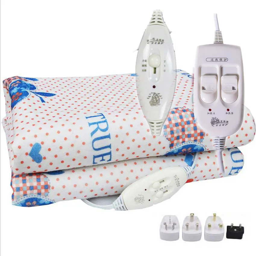 

Electric Blanket Thicker Heater Double Body Warmer 150*120cm Heated Blanket Thermostat Electric Heating Blanket Electric Heating