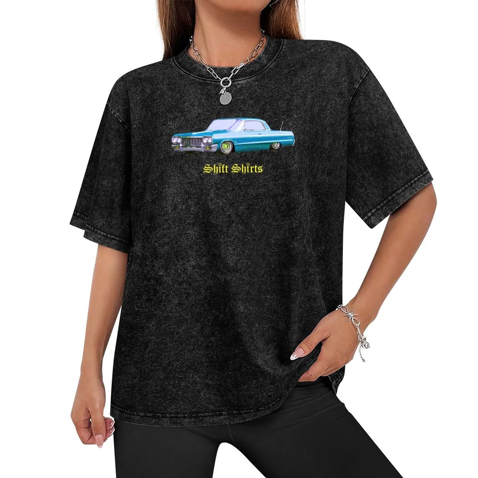 Рубашки Shift Lowrider-64 футболка в стиле Impala забавная рубашка хлопковая одежда больших
