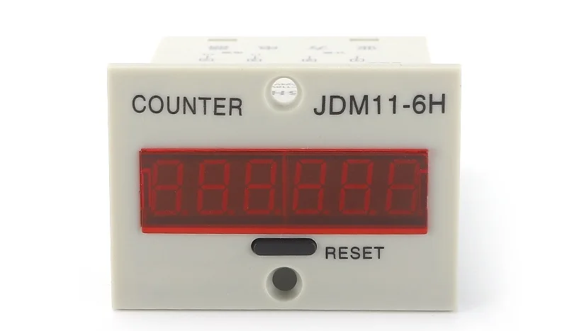 

Digital Counter JDM11-6H Display Electronic Industrial Counter DC 12V 24V 36V AC 110V 220V 380V Proximity switch sensor count