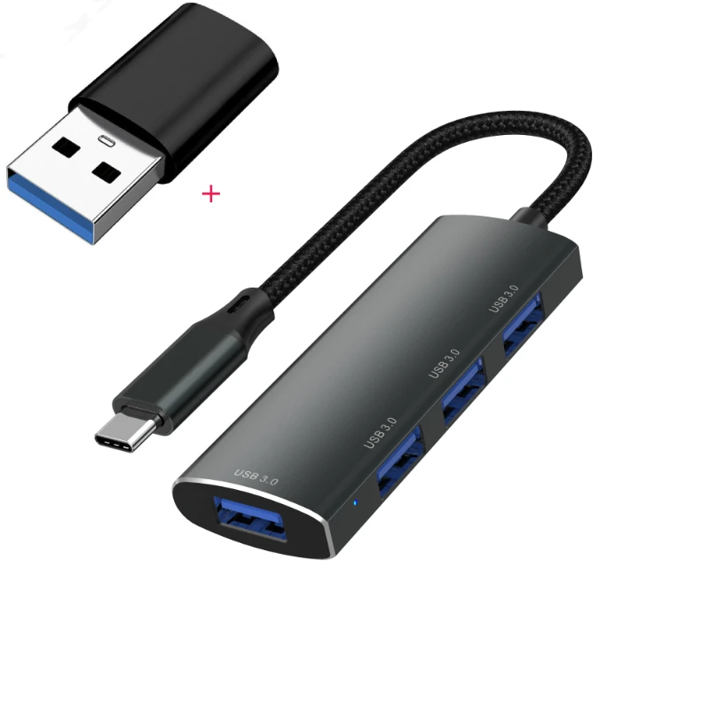 

Высокоскоростной USB-концентратор 3,0, разветвитель с несколькими USB-портами, 4 USB-порта 3,0, 2,0, для Lenovo, Xiaomi, Macbook Pro, ПК, концентратор C, USB 3 0, компьютерные аксессуары
