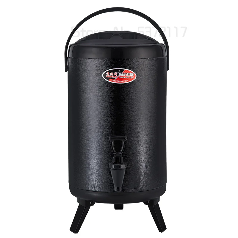 4-15L Insulated Barrel Commercial Milk tea Soy Bucket Double Wall warm/cold Insulation Holder Tea Shop |