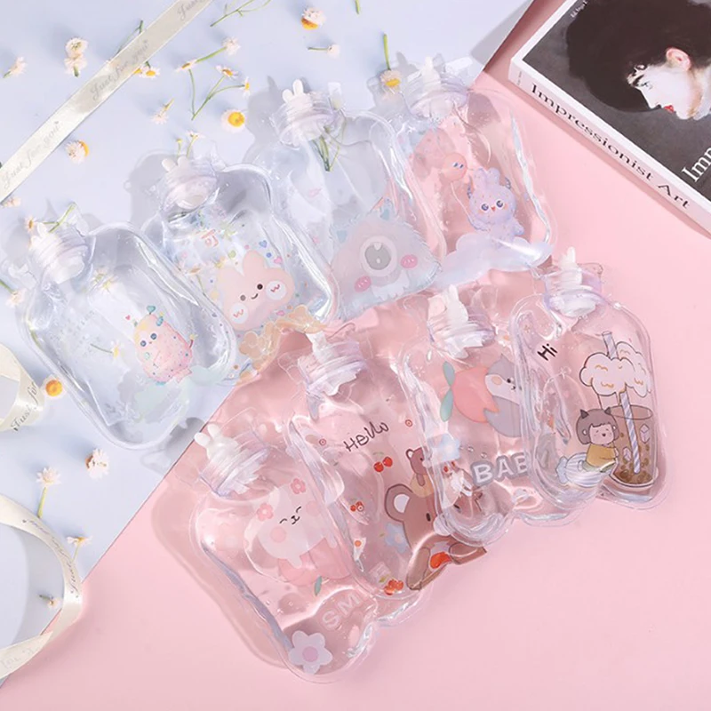 

Cartoon Hand Warmer Hot Water Bag Portable Pocket Hot Water Bottle Warming Products Winter Gift