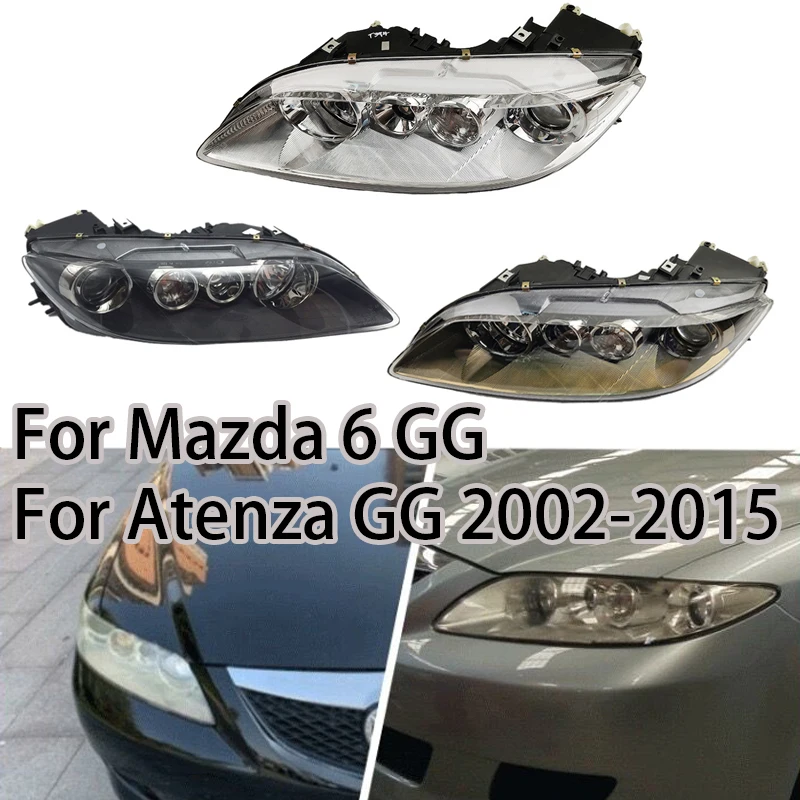 

Car Front Headlamp Light Assy Halogen For Mazda 6 GG Atenza 2002-2015 Auto Left and Right Front Bumper Head Lamp Headlam