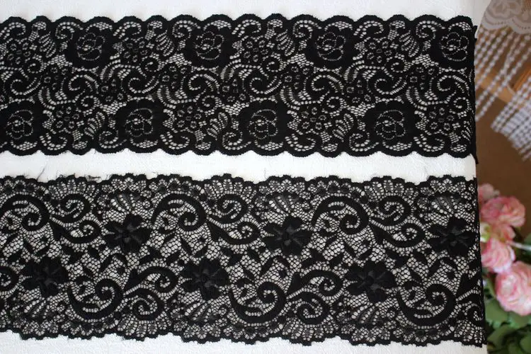 10 ярдов/партия эластичная кружевная отделка ширина 15 см | Дом и сад