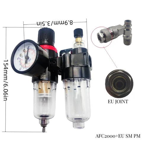 Масло и вода для воздушного компрессора AFC2000 G1/4 _ используется для уменьшения давления клапана AFR2000 + AL2000