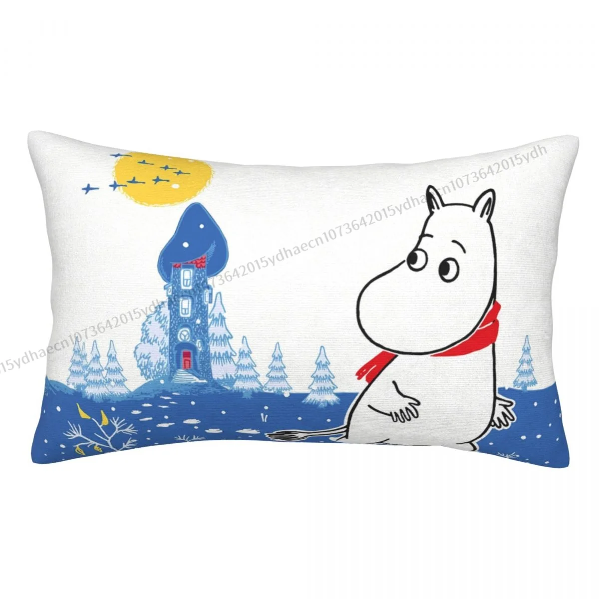 

Go Подушка Чехол Moomines, Мультяшные наволочки, домашний диван, стул, декоративное оформление
