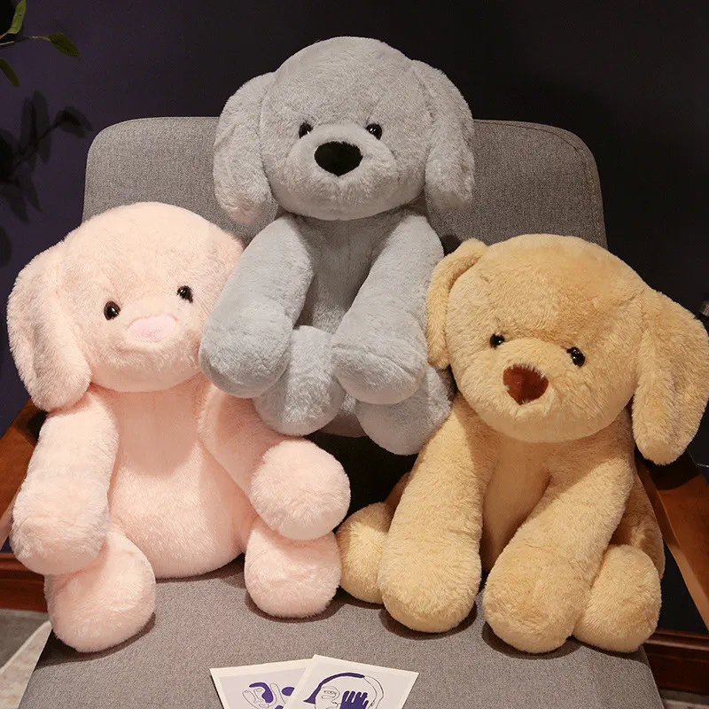 

Super Soft 40/65cm Kawaii Puppy Peluche Plush Stuffed Animals Dog Dolls Pillow Baby Kids Lover Huggable Toys Elegant Present
