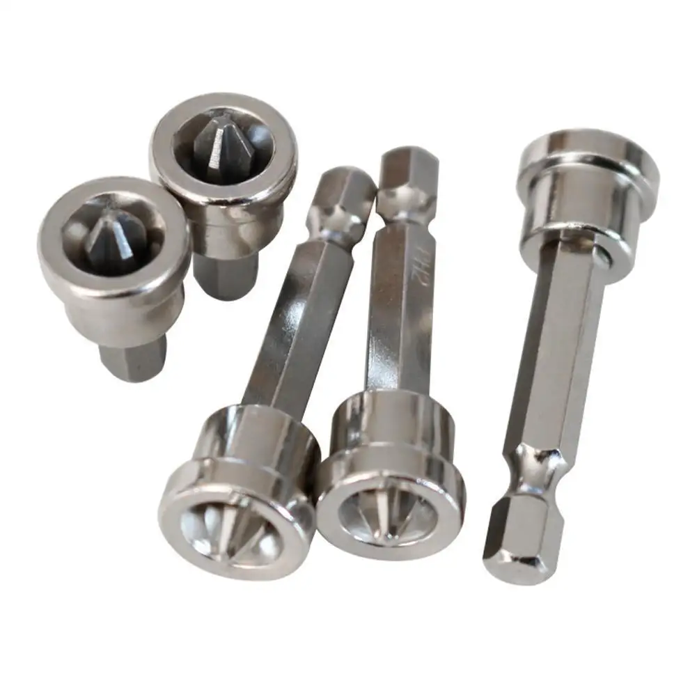 

1/2/5/10pcs/Set Magnetic Positioning Screwdriver Bits Heads Woodworking Screw Hex Shank Positioning Bit Batch Heads