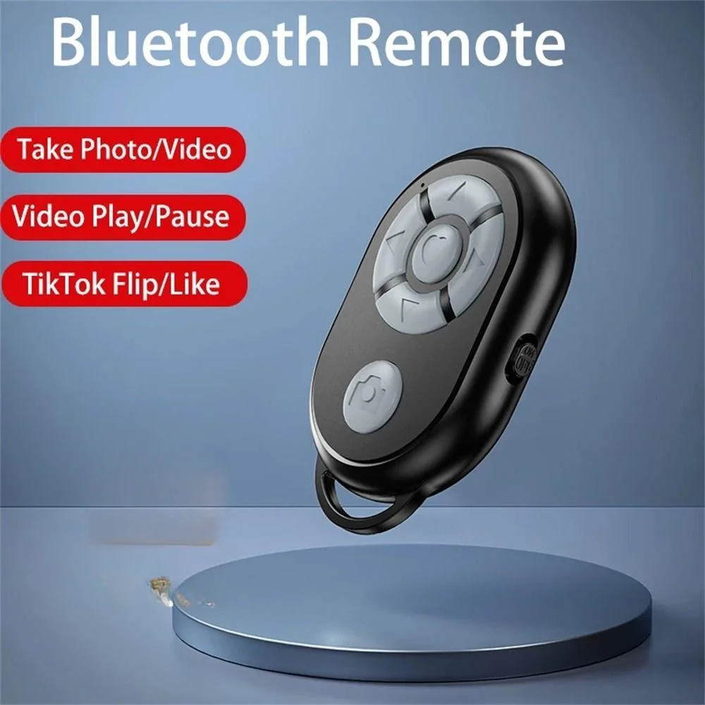 

2023 Tiktok Live Smart Phone Bluetooth Remoter For iPhone Samsung Huawei Universal Remote Control Selfie Stick Camera Controller