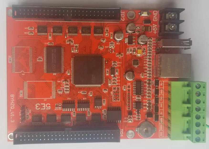 

Светодиодная плата управления сетевым портом PLC modbus-RTU, контрольная карта вторичного разработки, светодиодный протокол HJ212