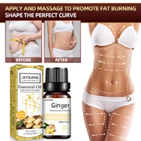ginger slimming oil lymphatic drainage organic essential oil promote metabolism full body slim massage oils fat burn body care