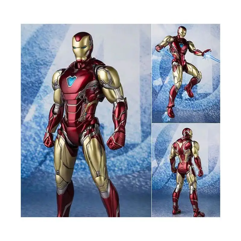 

Оригинальные игрушки BANDAI S.H. Фигуртс ЖЕЛЕЗНЫЙ ЧЕЛОВЕК Марк 85 Мстители эндигра искусственные Аниме фигурки модели игрушки
