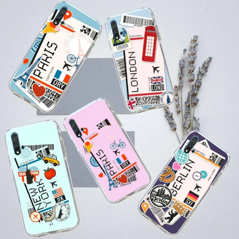 

Прозрачный чехол для телефона Huawei P50 P40 P30 Pro Mate 40 30 Pro Nova 8 8i Y7P Honor