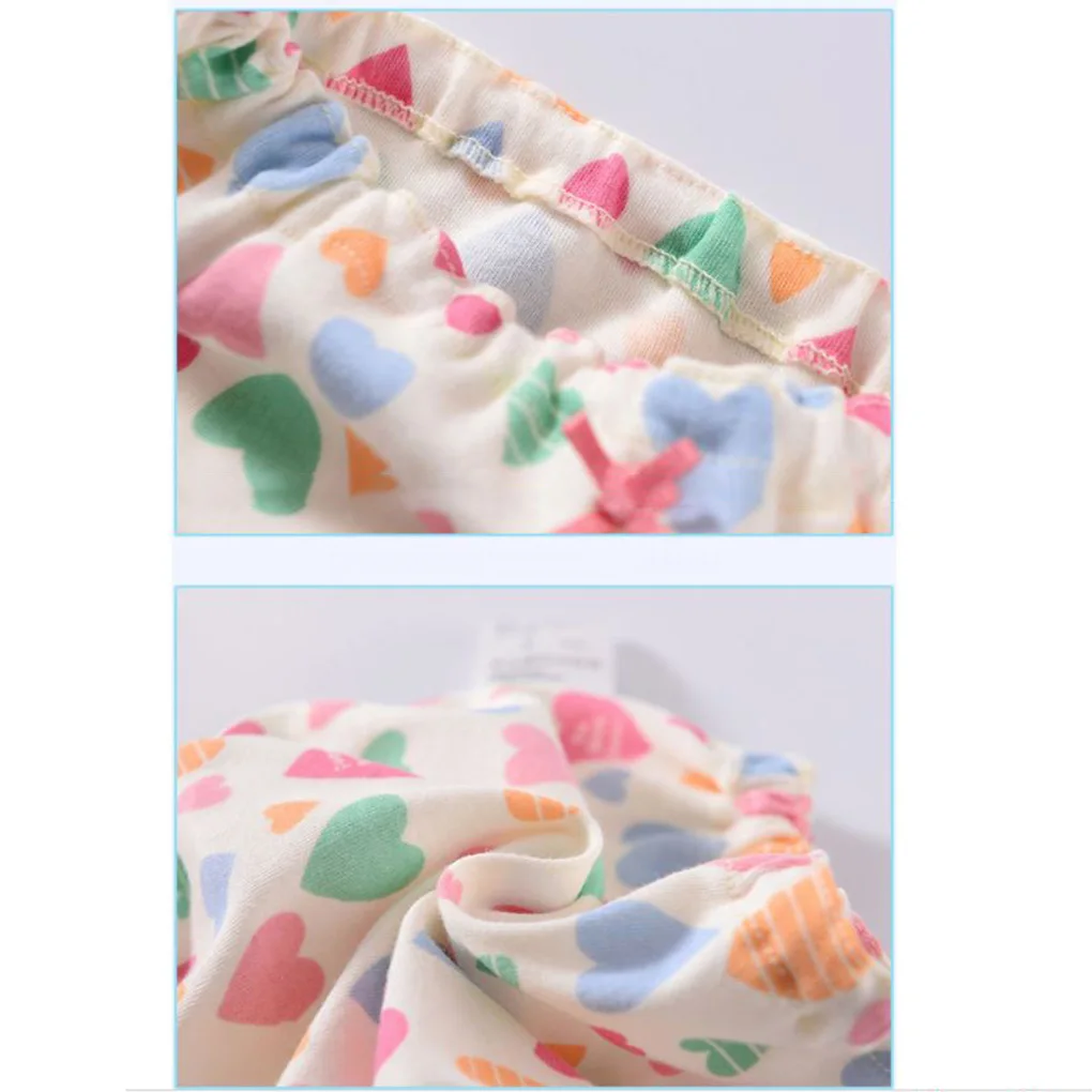 

2PCS Girls Baby Disper Pants Cotton Children Panty Girl Panties Underpants Newborn Boys Toddler Underwear