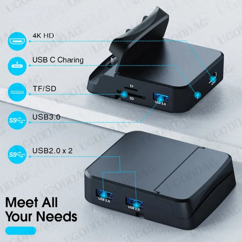 Портативная док-станция типа C HUB для Samsung S20 S10 Dex Pad Station USB к HDMI-совместиму адаптеру