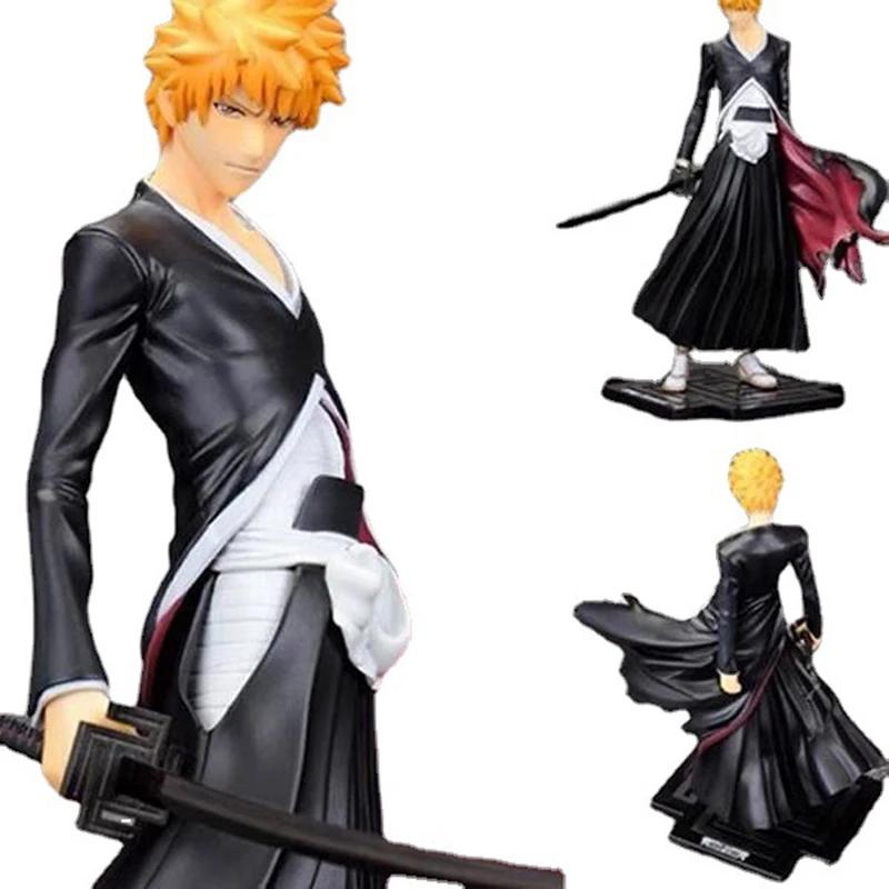 

1 шт. 21 см роскошный аниме отбеливатель GK Kurosaki Ichigo ПВХ экшн-фигурка Ichigo Kurosaki Коллекционная модель кукла игрушка