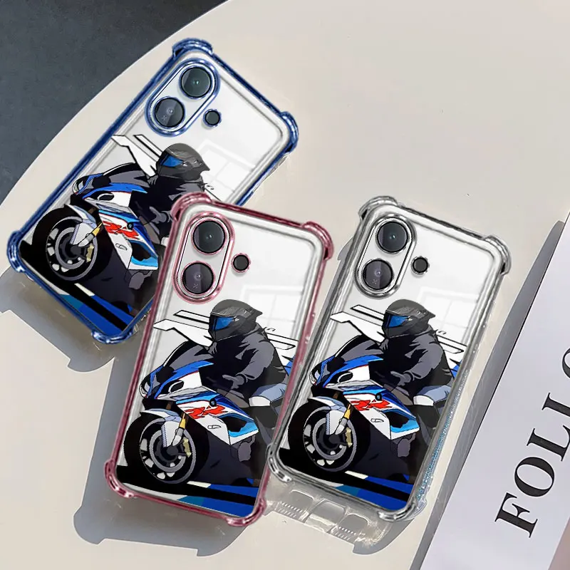 Фото Защитный чехол с покрытием для vivo V70 Lite 5G, гибкий TPU, противоударный, с мотоциклетным узором, чехол-фундас. №3