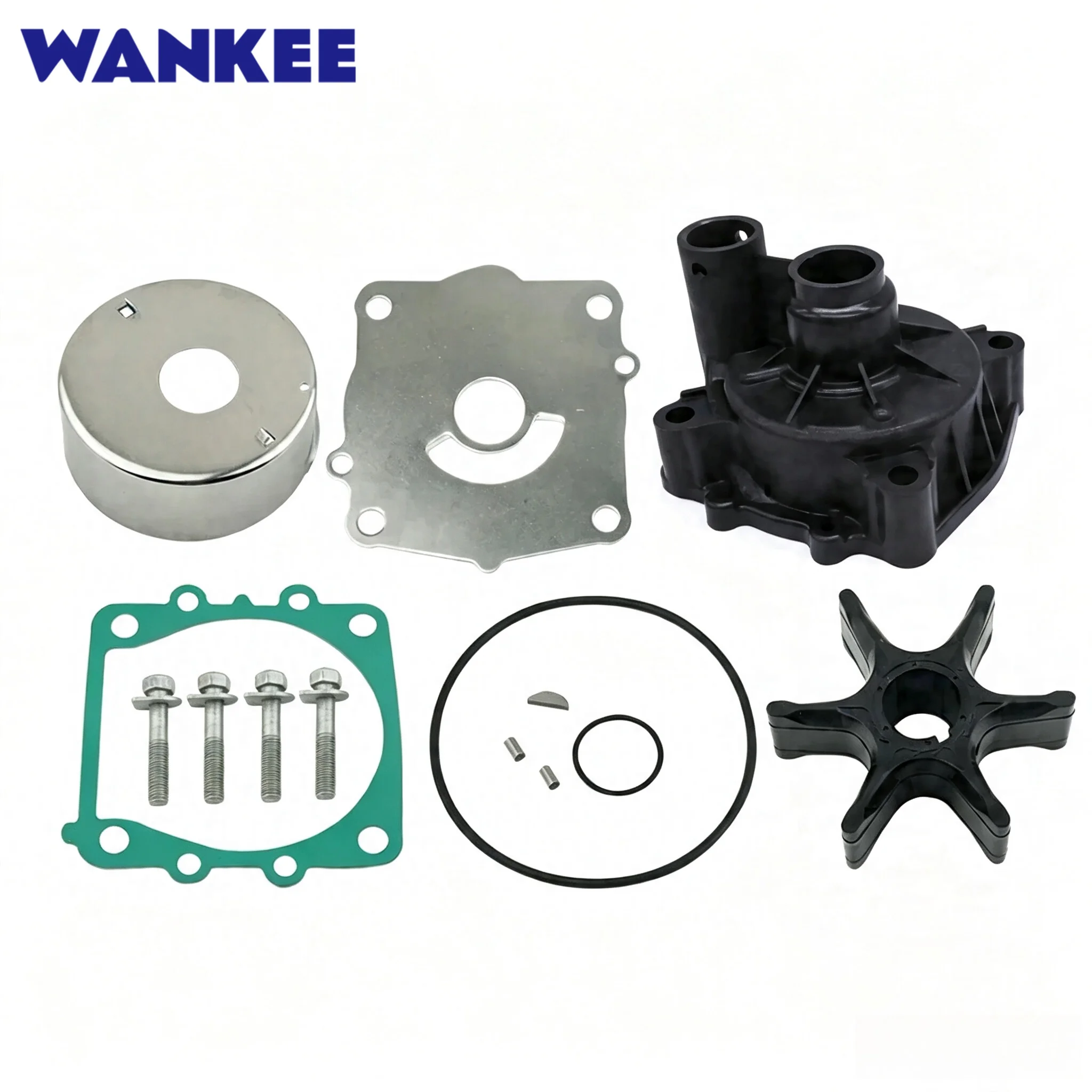 Комплект крыльчатки водяного насоса Wankee 68V-W0078-00 для подвесного мотора Yamaha F115 LF115 130TXRC мощностью 115 л.с. (art.: 3920dc4483d2c) - 3920dc4483d2c