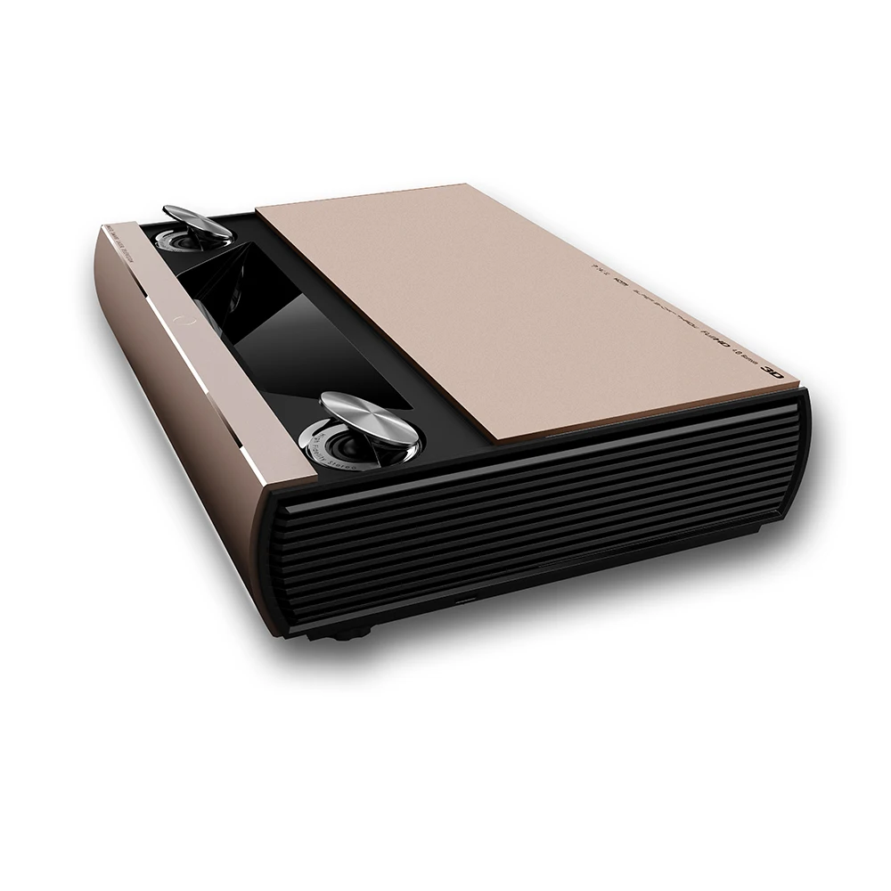 

Factory Manufacture JMGO SA Ultra Short Throw 2200 ANSI Lumens Laser Projector with Stereo Speaker Smart Home Cinema