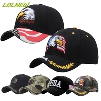 embroidered us flag eagle tactical cap mens army baseball cap brand gorras adjustable bone snapback hat