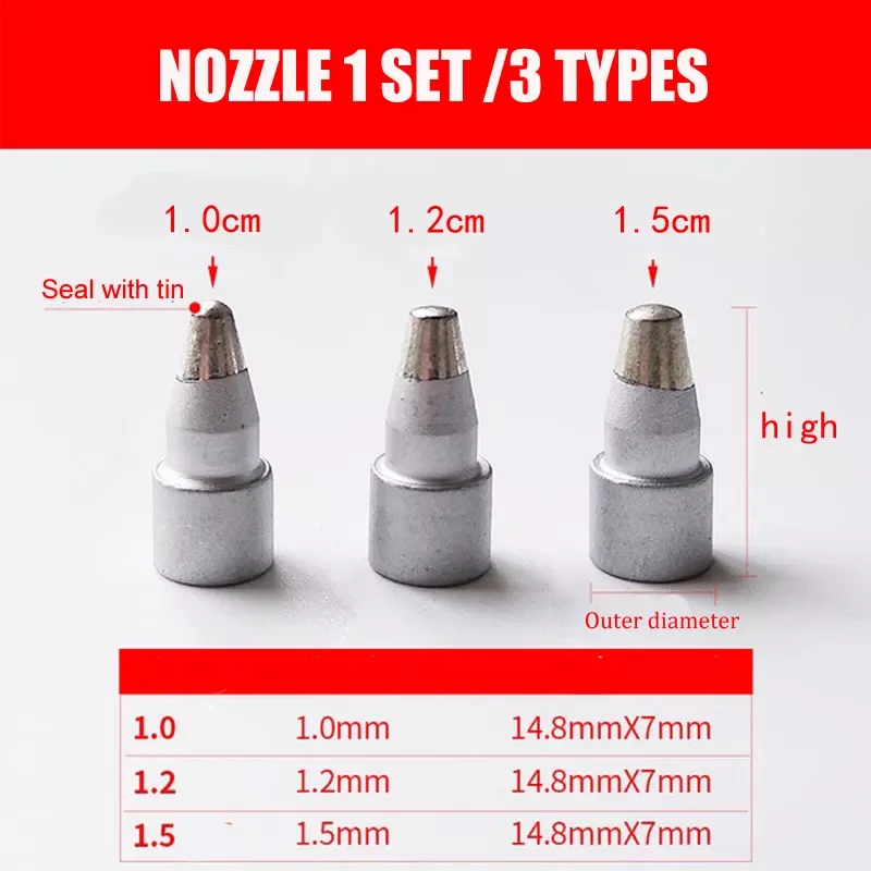 

SS-331H LCD Digital Desoldering Station Desoldering Gun Accessories For Empty Filter Pipe Nozzle Heater