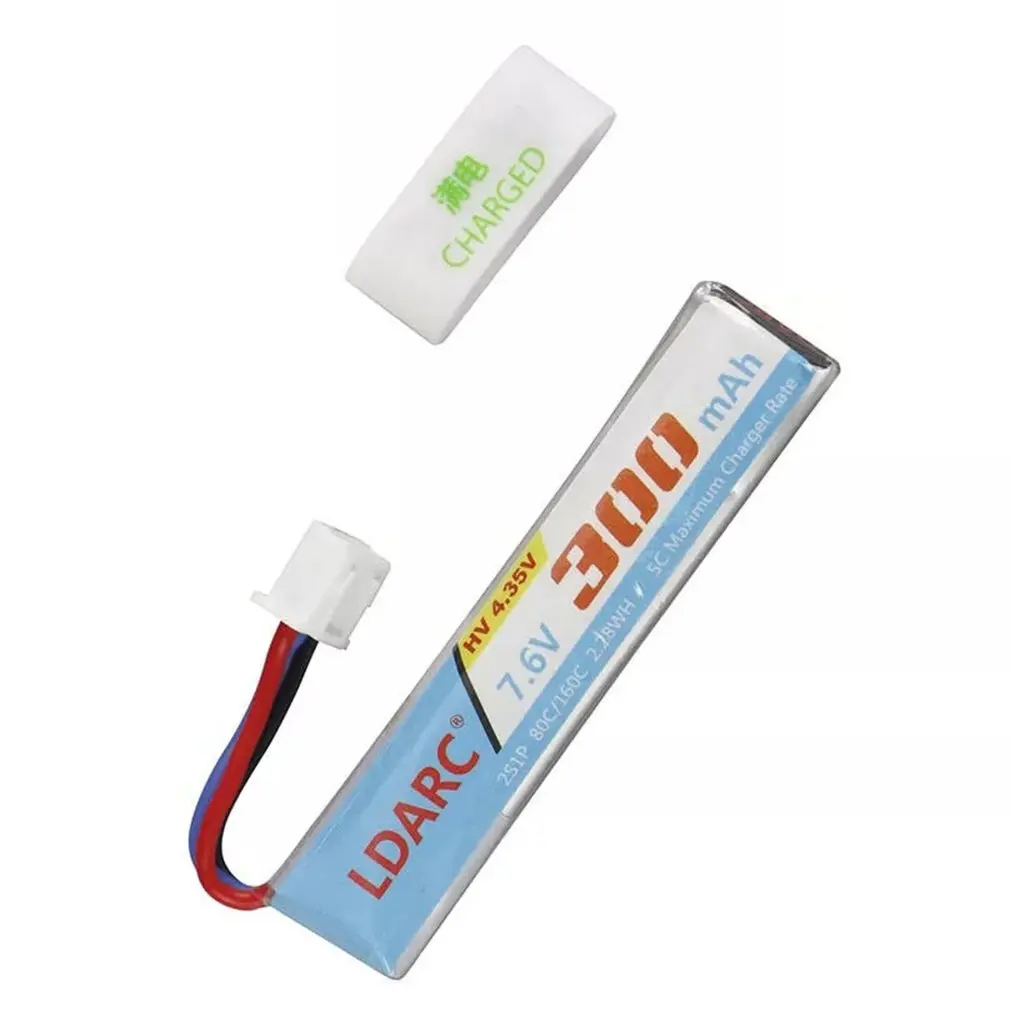 

1 шт./4 шт. 2S 7,6 В 300 мАч 80C HV 4,35 в Lipo перезаряжаемая батарея с XH 2,54 балансировочной вилкой для радиоуправляемого дрона FPV гоночной модели
