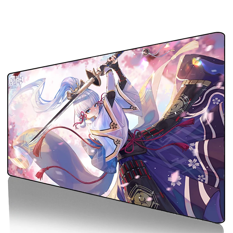 

Игровой коврик для мыши Genshin Impact, аксессуары для ПК 900x400, аксессуары для компьютерного стола, коврик для мыши ноутбука, крутой Противоскользя...