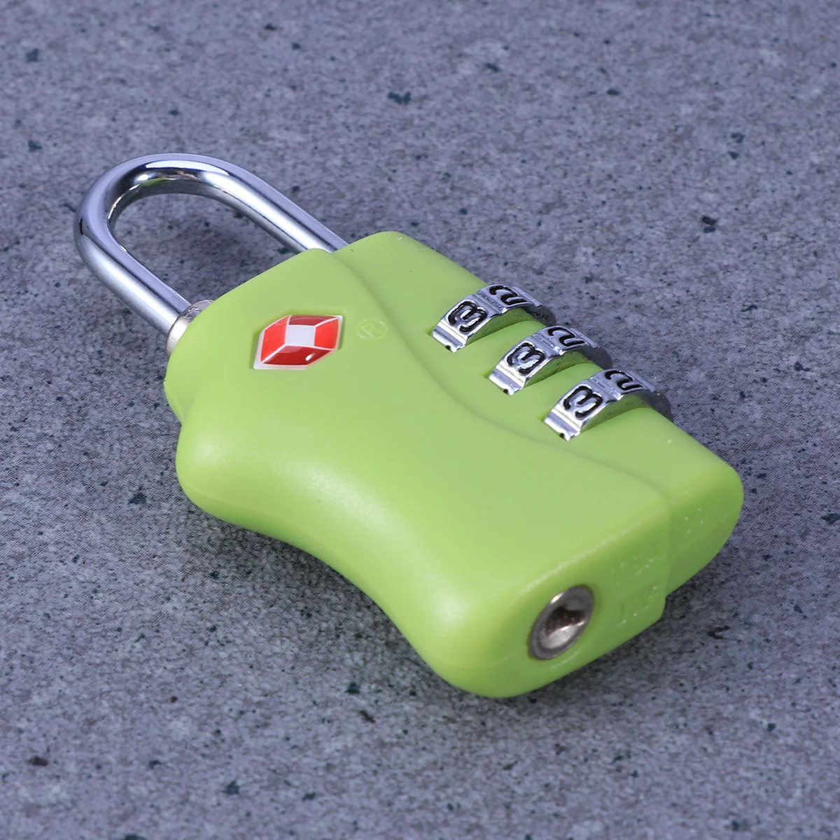 Portable TSA Approved Luggage Lock 3-Digit Password Lock Padlock (Green)