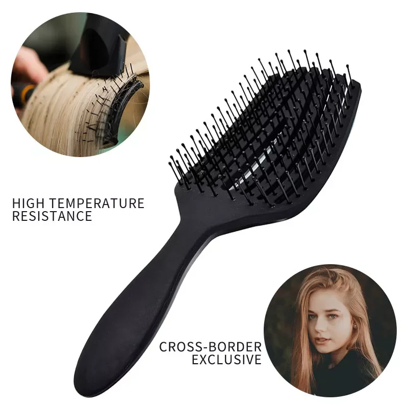 

Hair Brush Hair Comb Detangling Hair Brush Detangle Lice Massage Comb Women Tangle Hairdressing Salon 2021