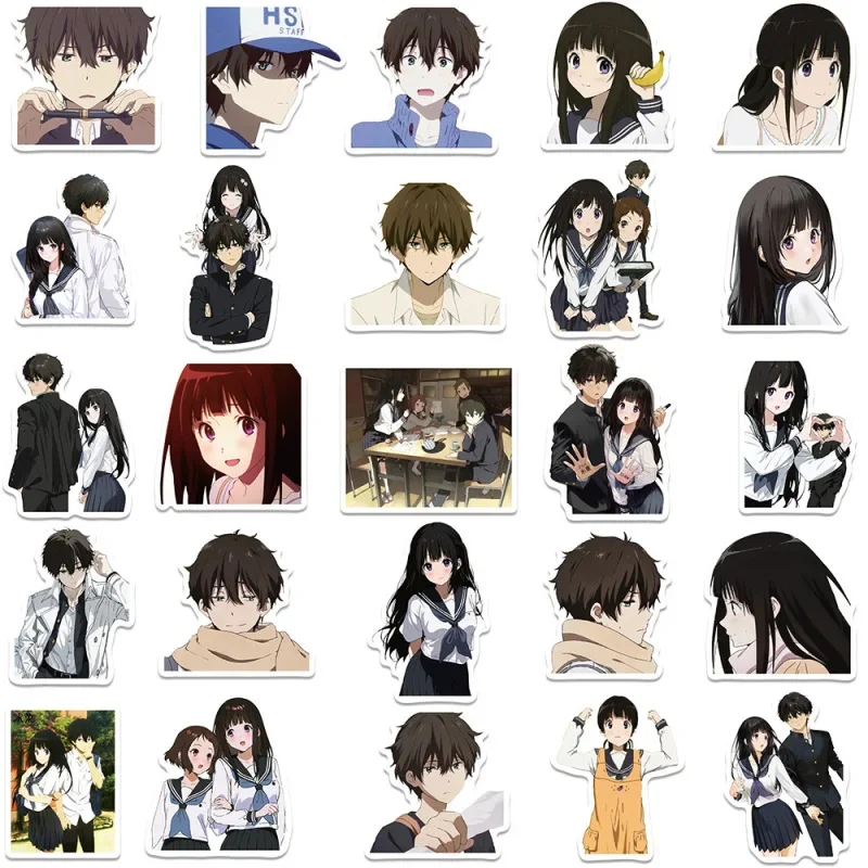10/25/50 шт. Hyouka аниме наклейки мультфильм граффити водонепроницаемая наклейка