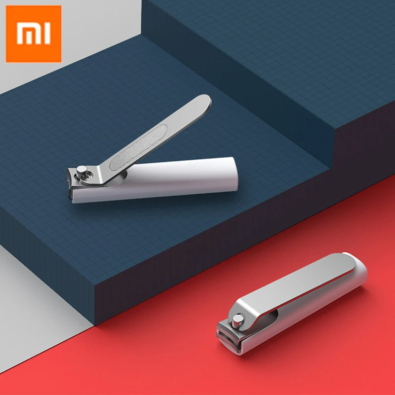  Xiaomi Mijia Original Stainless Steel Nail Clippers with Anti-splash Cover Trimmer Pedicure Care Nail Clippers Professional File 